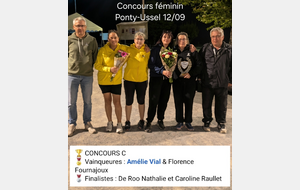 Concours Féminin de Ponty-Ussel 12/09/26